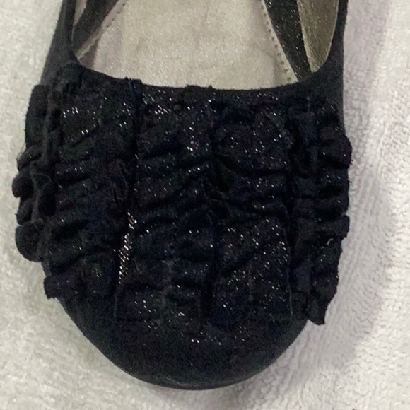 CL by Laundry Glamor Disco Fabric Slip On Ballet Flats, Black SZ 10 - Picture 5 of 8